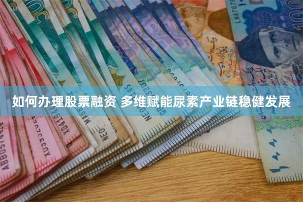 如何办理股票融资 多维赋能尿素产业链稳健发展