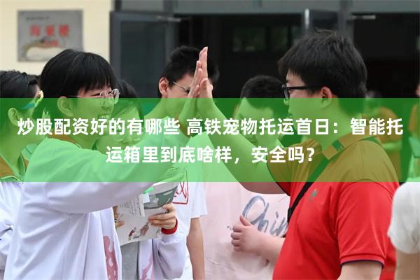 炒股配资好的有哪些 高铁宠物托运首日：智能托运箱里到底啥样，安全吗？