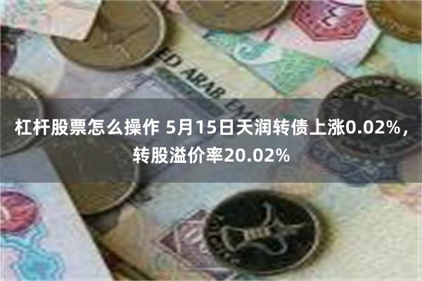 杠杆股票怎么操作 5月15日天润转债上涨0.02%，转股溢价率20.02%